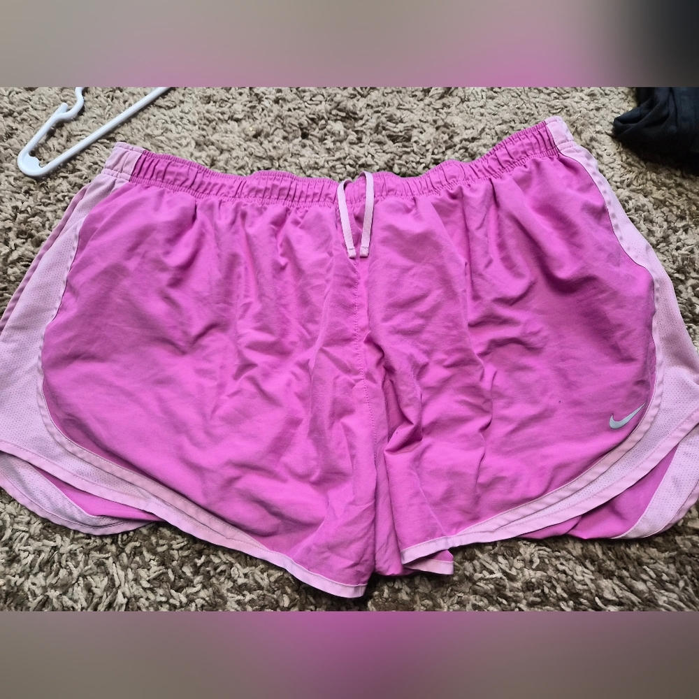 Nike Women's Vibrant Pink Running Shorts